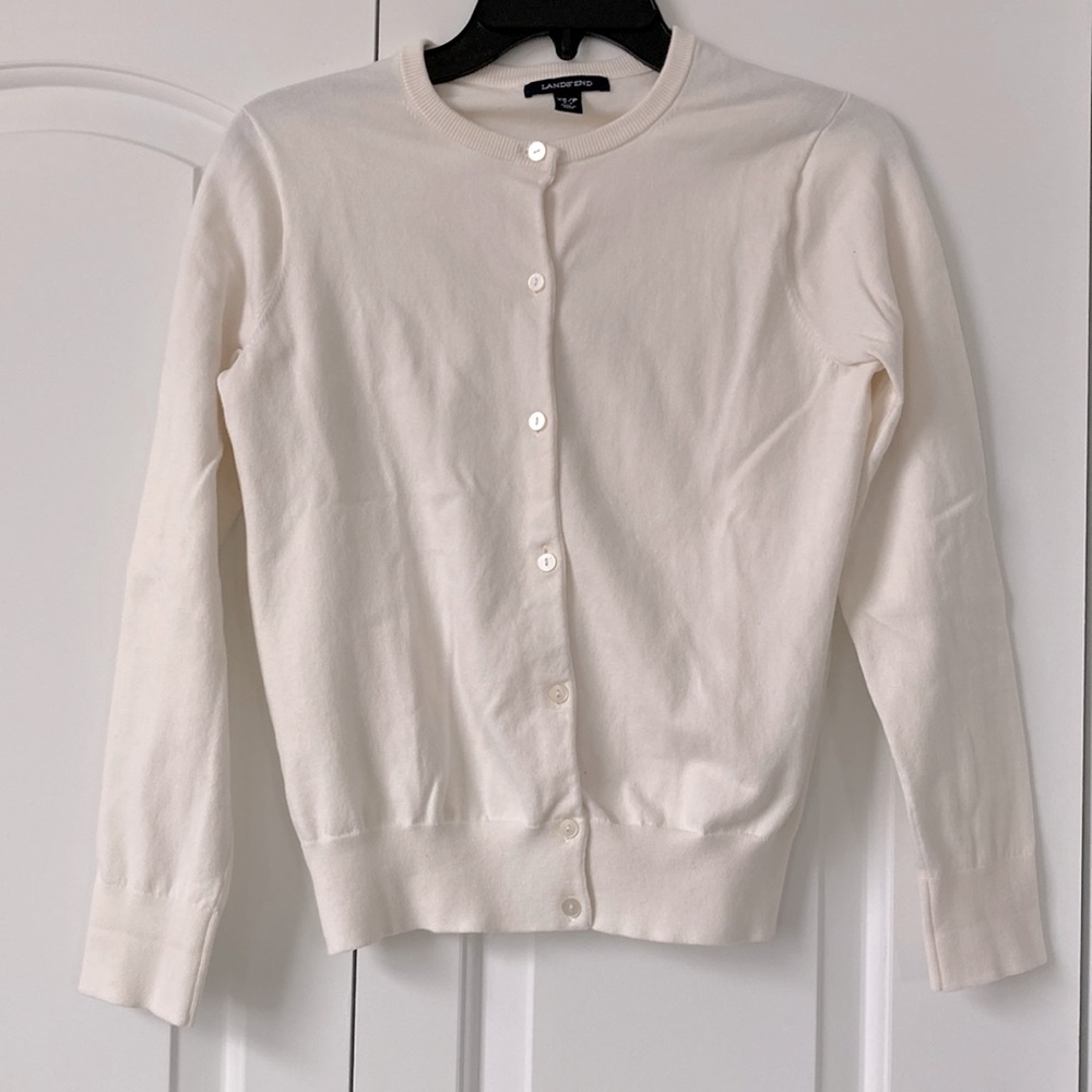 Like New Lands’ End Sweater Cardigan